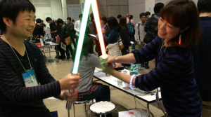 Maker Faire Tokyo 2014でのライトセイバー