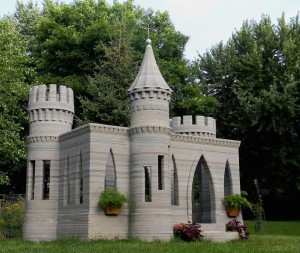 ミネソタで作られた3Dプリンターの城
