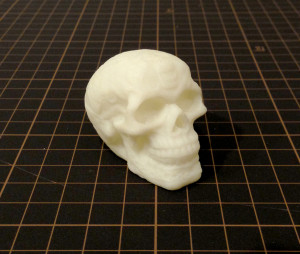 アトムによる骸骨の３Dプリントモデル