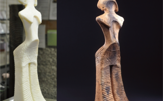 3Dプリンターで再現された縄文の女神