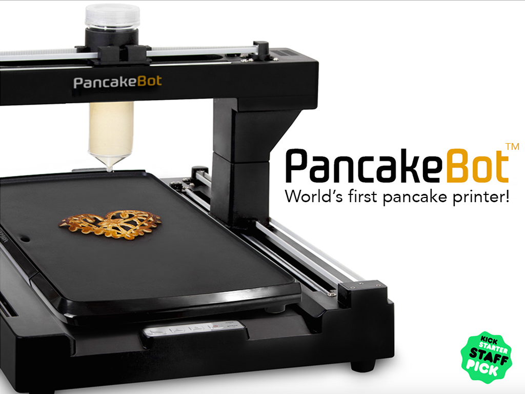 パンケーキを焼ける フード3dプリンター Pancakebot パンケーキボット デジタルものづくりの情報サイト メイカーズラブ
