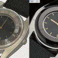 Fusion360でレンダリングした時計のモデル