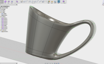 Fusion360のスカルプトで作ったコーヒーカップ