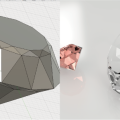 Fusion360で作ったダイヤモンド