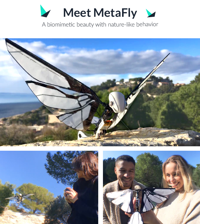 鳥のように羽ばたくドローン「MetaFly」 | デジタルものづくりの情報 