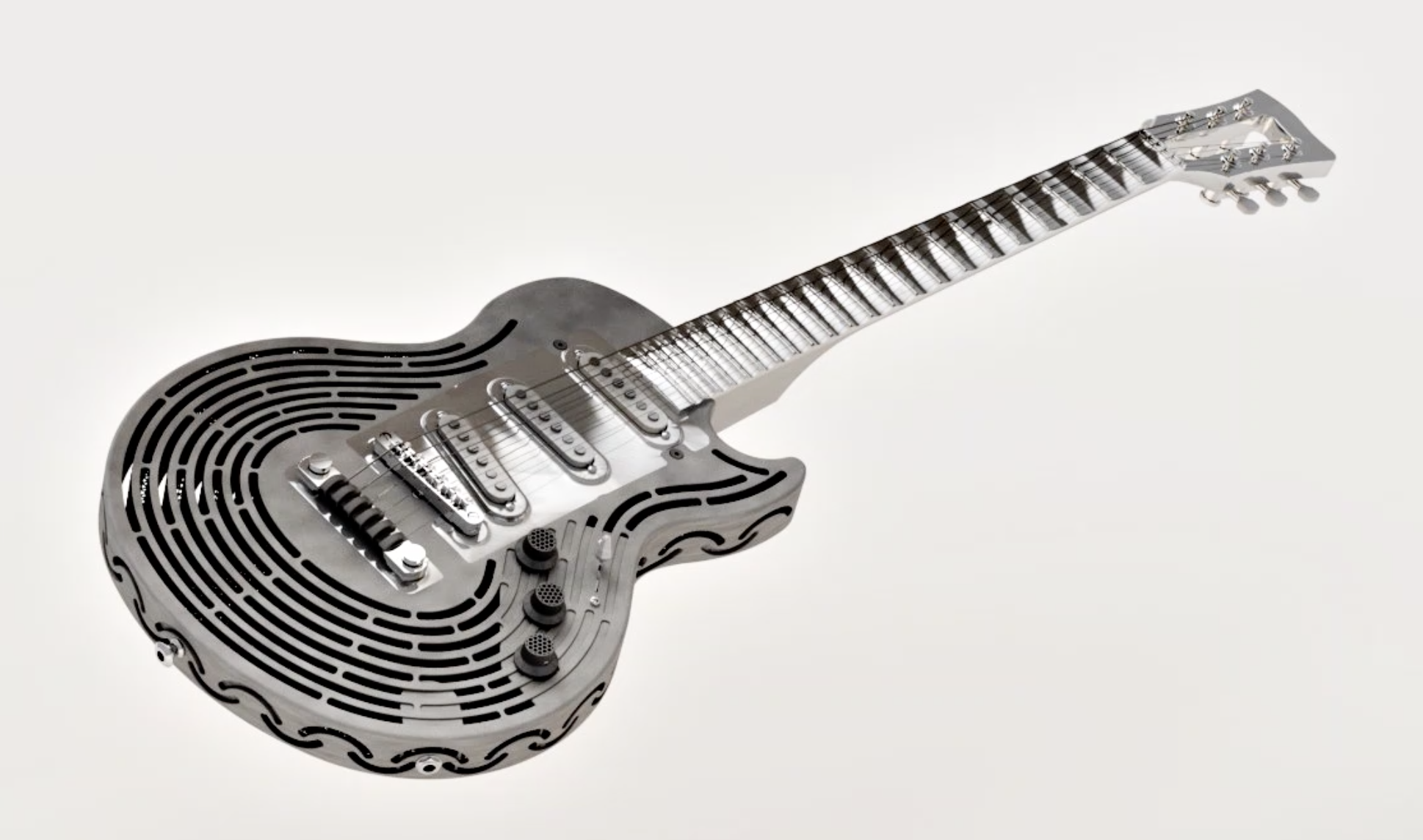 金属3Dプリントのギター
